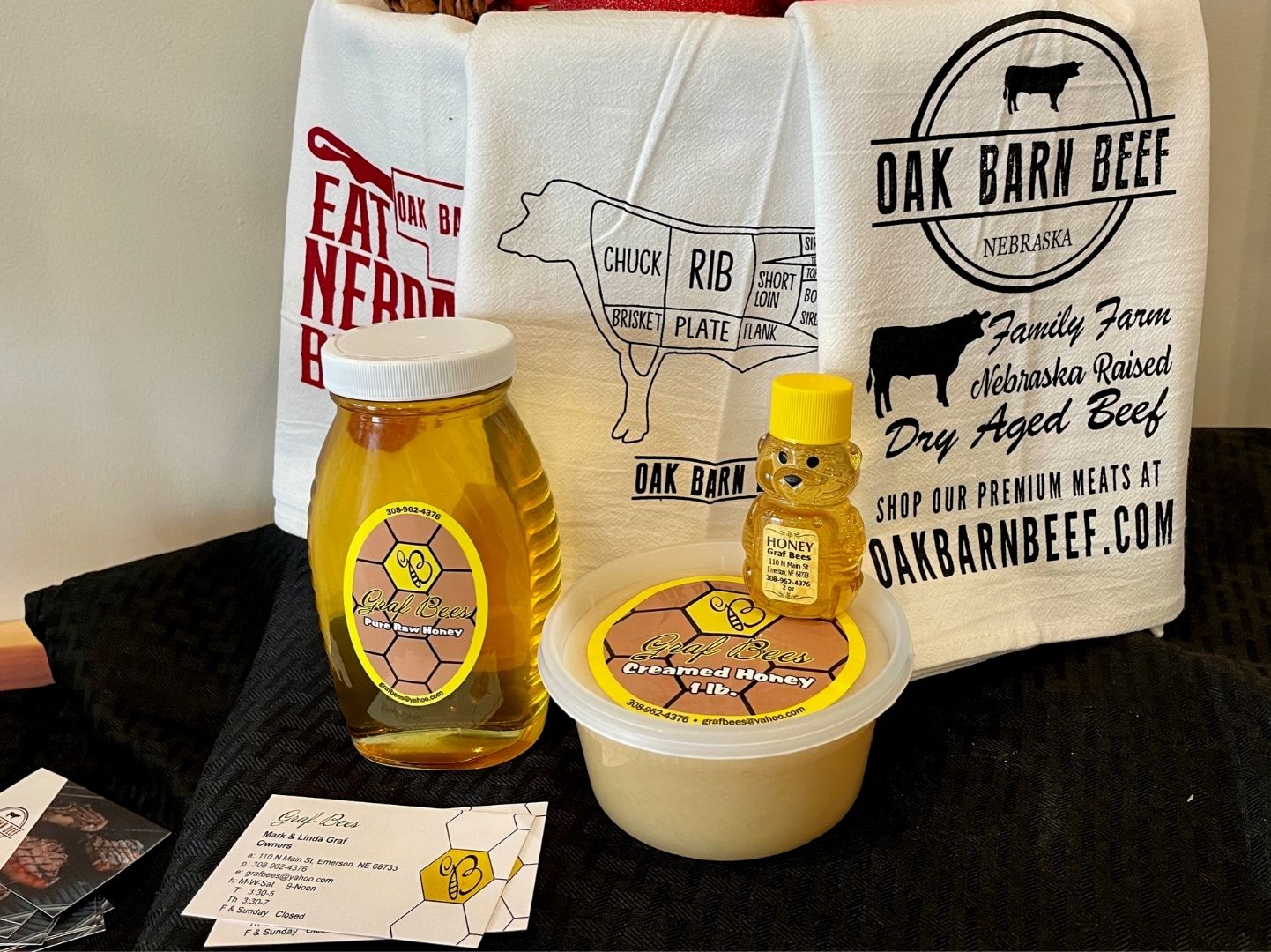 Honey from Graf Bees at oakbarnbeef.com