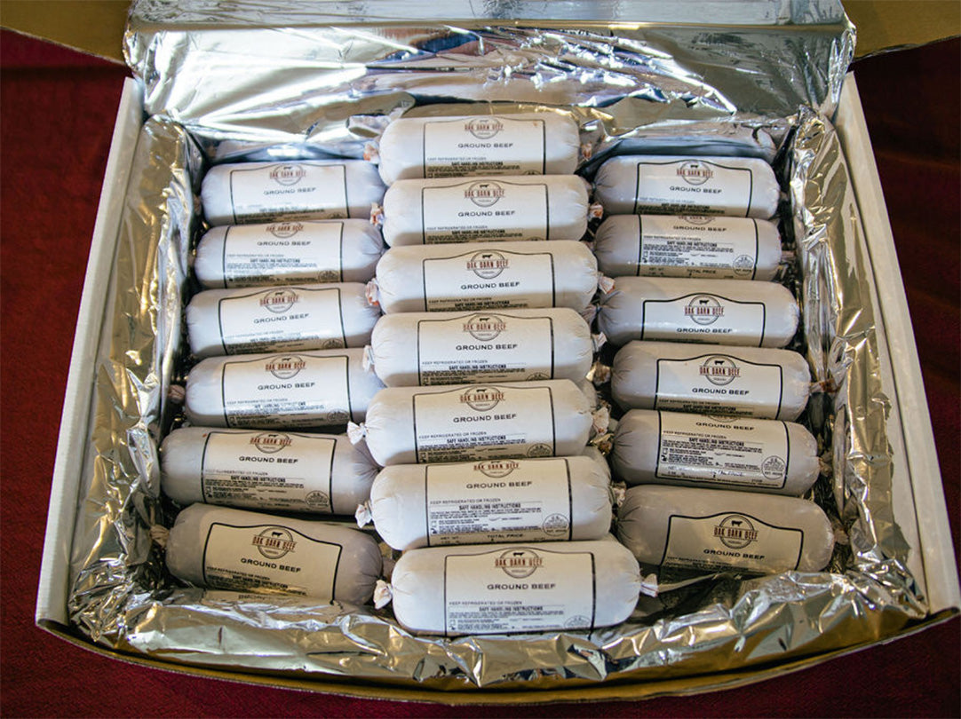 Oak Barn Beef The Backyard Griller - Ground Beef Package, oakbarnbeef.com
