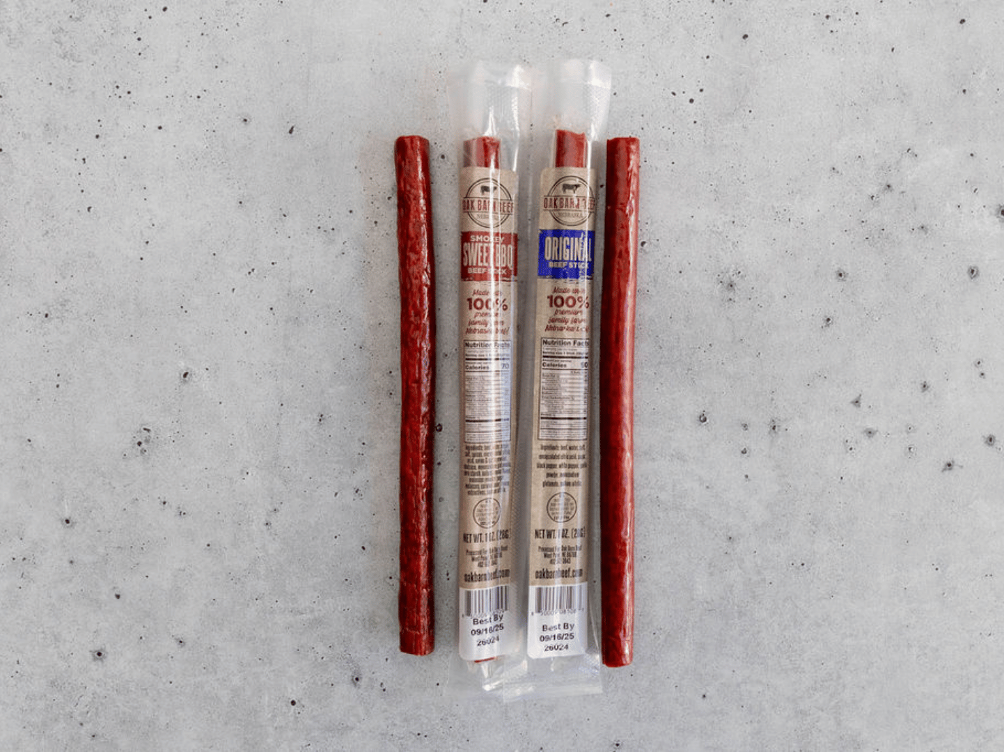 Oak Barn Beef Black Box - Beef Jerky & Beef Sticks Package, oakbarnbeef.com