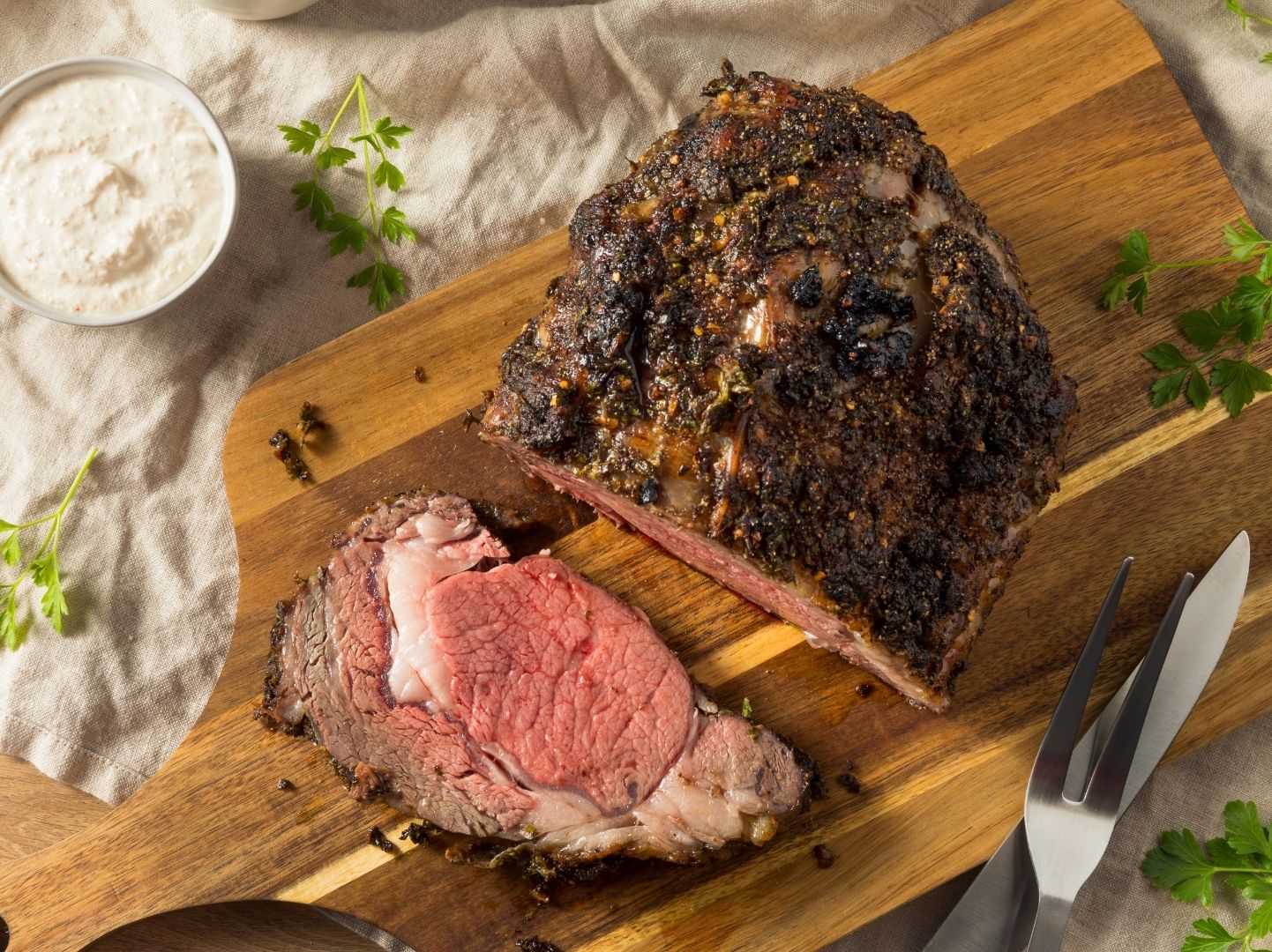 Oak Barn Beef Boneless Prime Rib Roast - 8 pounds, oakbarnbeef.com