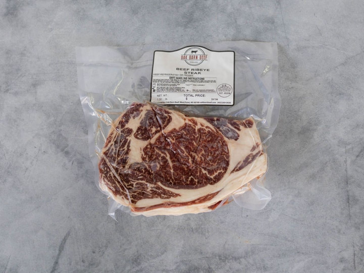 Oak Barn Beef, Beef Ribeye - Dry Aged Nebraska Beef, oakbarnbeef.com