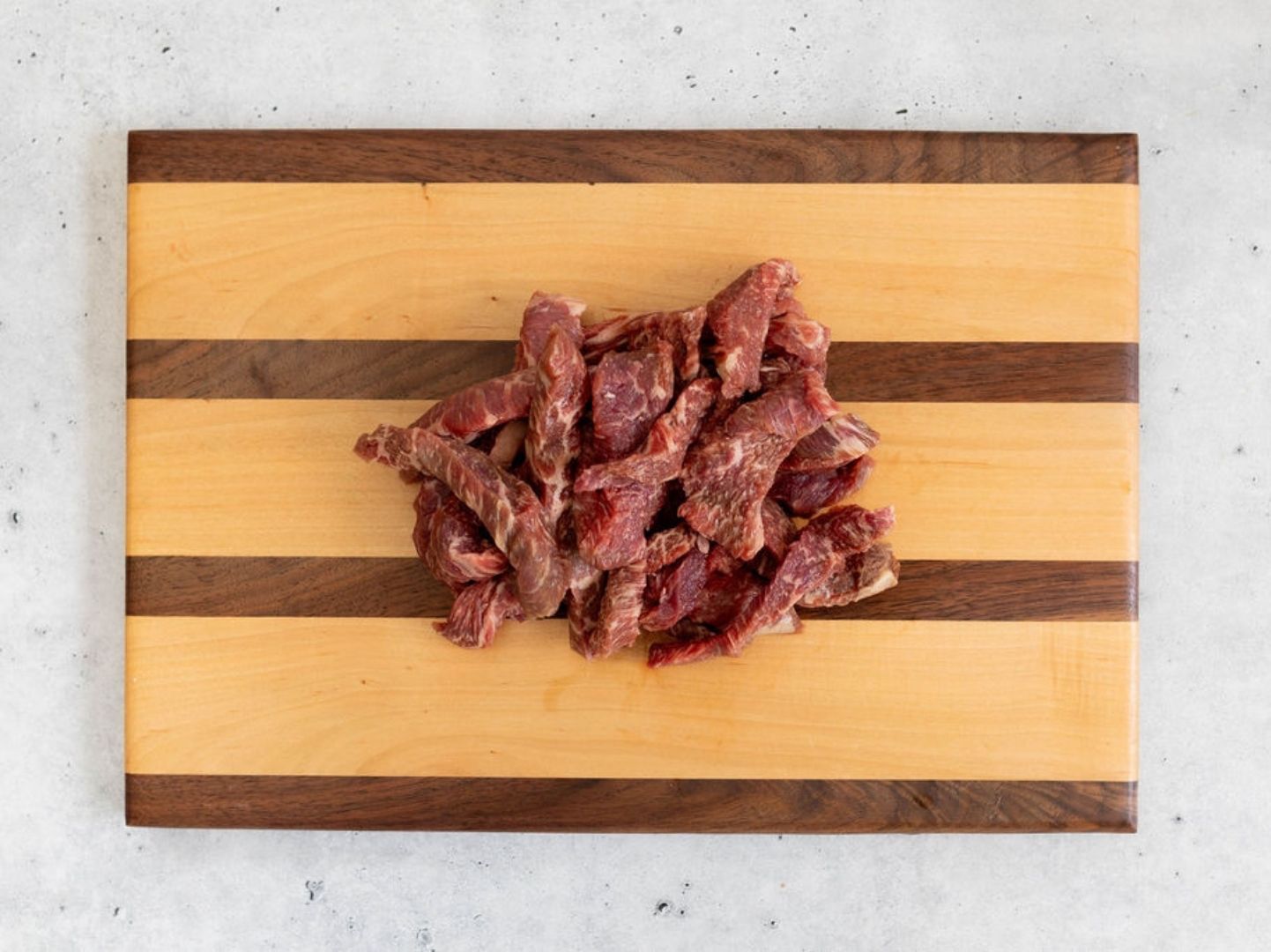 Oak Barn Beef fajita meat raw, oakbarnbeef.com