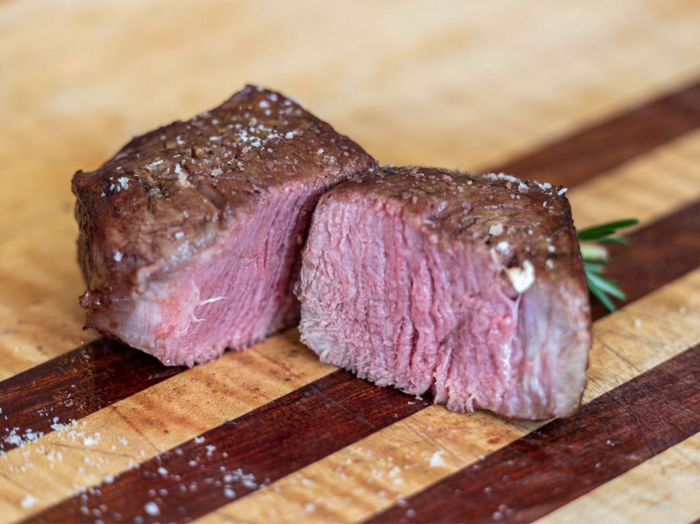 Oak Barn Beef Filet Mignon cooked - Nebraska Raised & Dry Aged Beef, oakbarnbeef.com