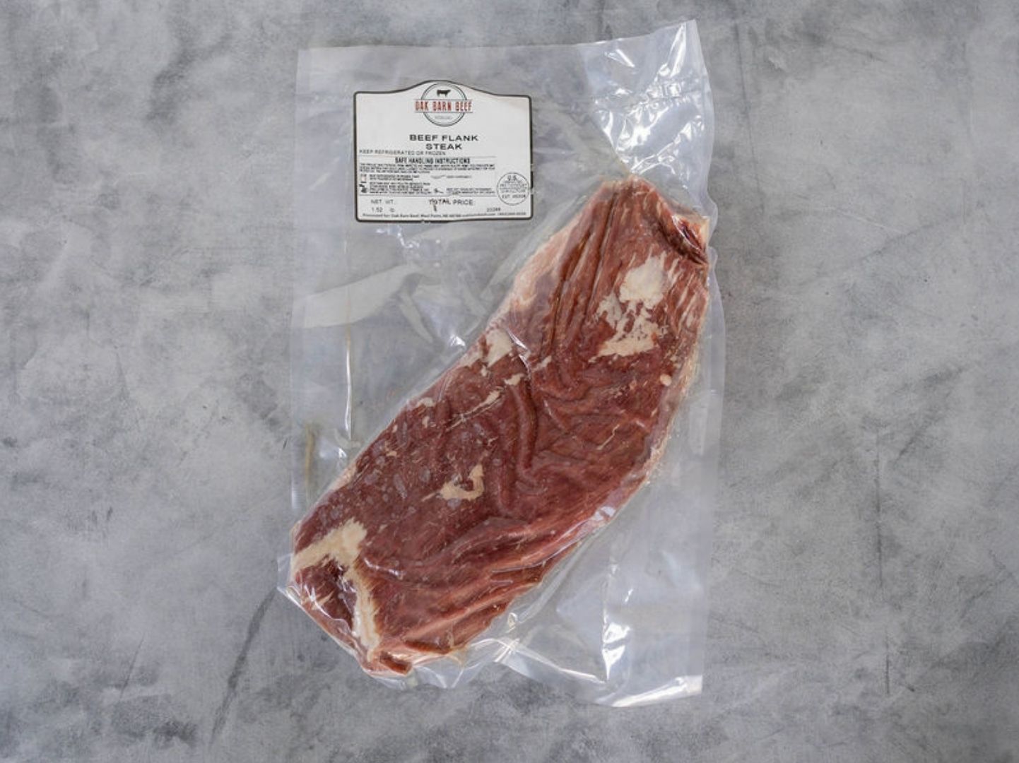 Oak Barn Beef Dry Aged Flank Steak, oakbarnbeef.com