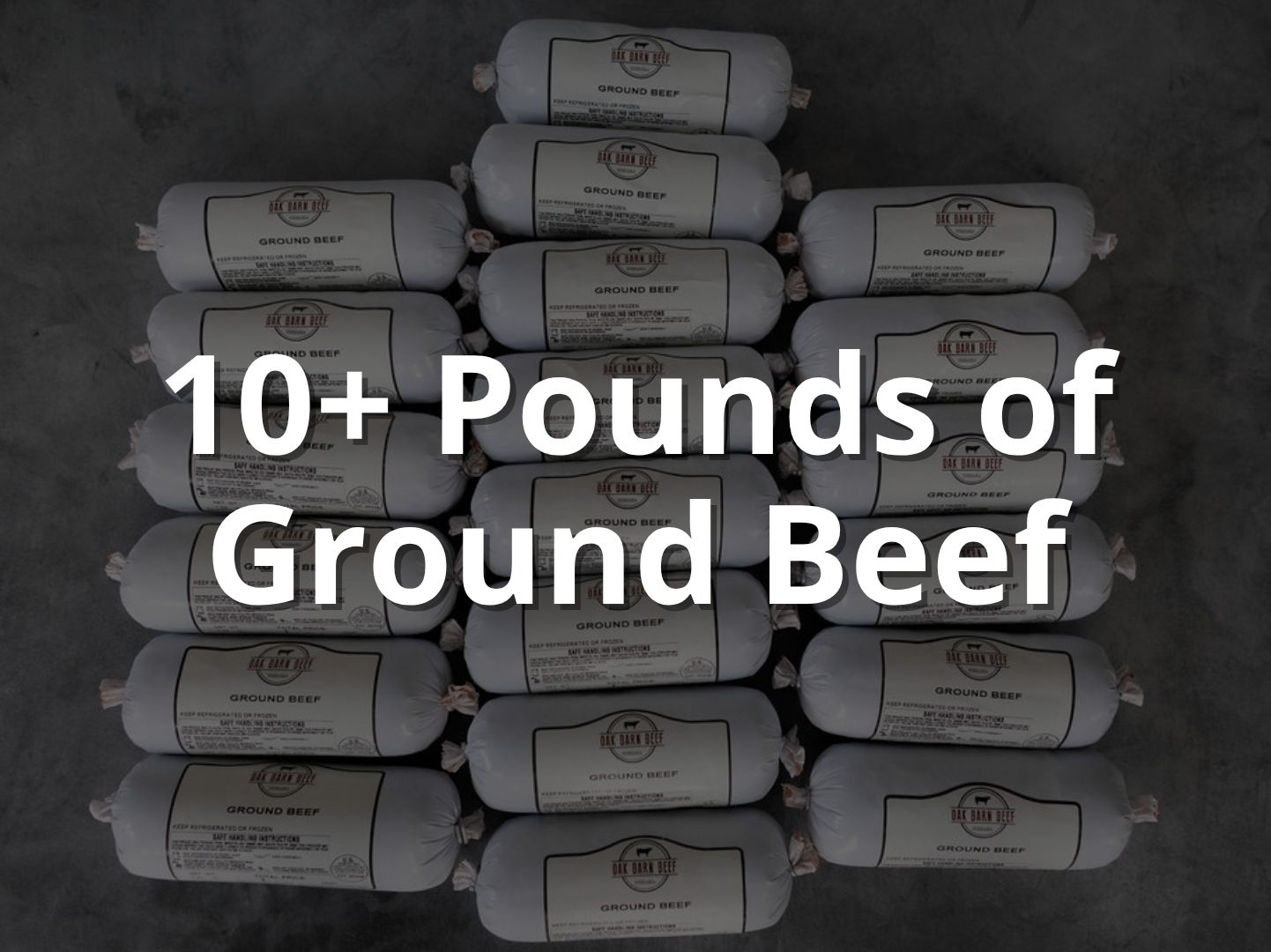 Oak Barn Beef The Backyard Griller - Ground Beef Package, oakbarnbeef.com