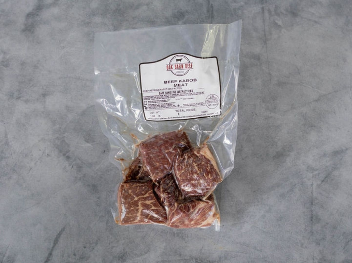 Oak Barn Beef Beef Kabob Meat - Dry Aged Beef, oakbarnbeef.com