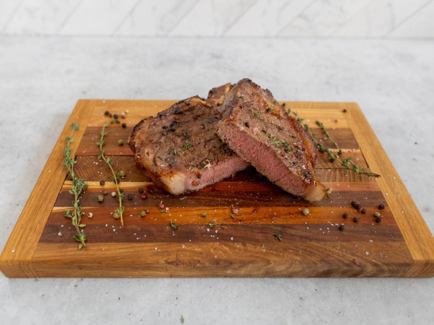Oak Barn Beef T-Bone Steak - Dry Aged Beef from our Family Farm, oakbarnbeef.com