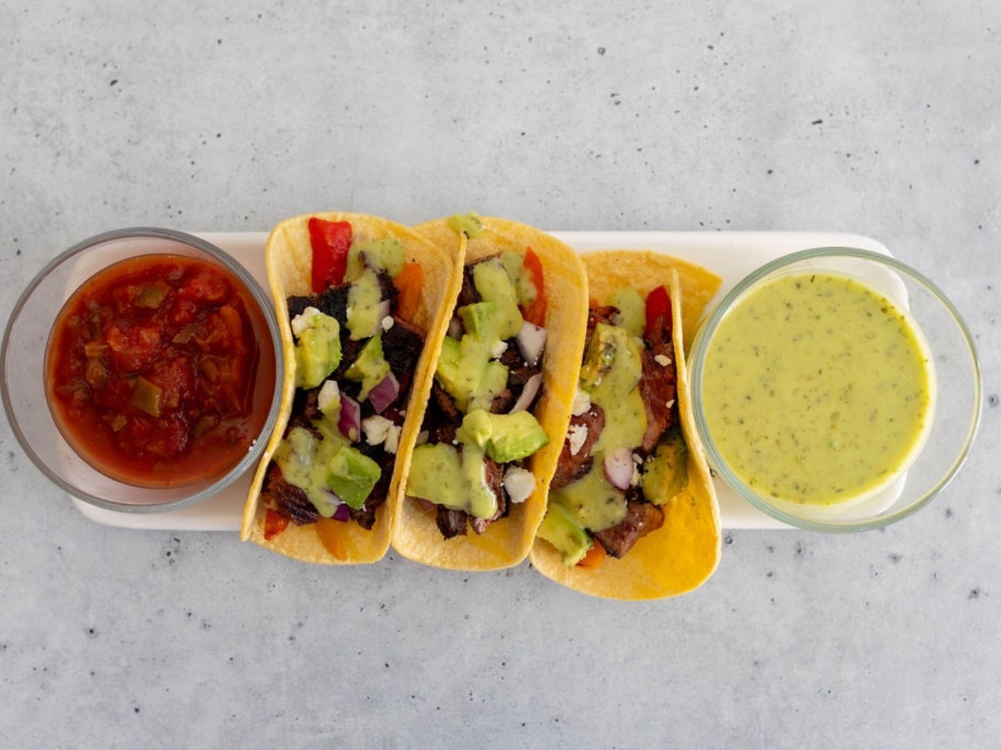 Oak Barn Beef tacos cooked, oakbarnbeef.com