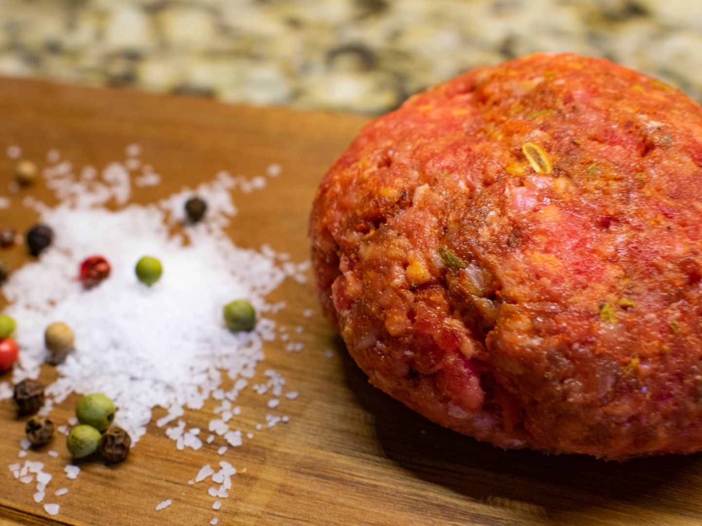 Oak Barn Beef burgers seasoned, dry aged, oakbarnbeef.com