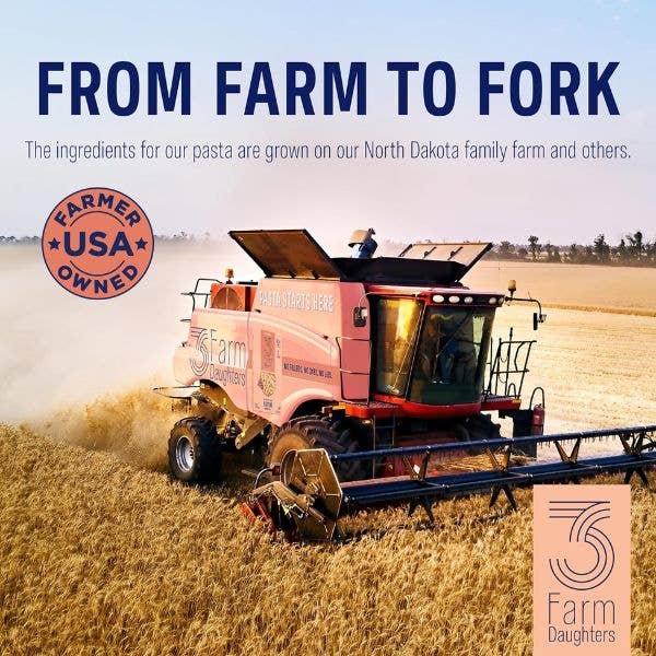 High Fiber Penne - Gut Friendly, Low GI, USA Grown Pasta