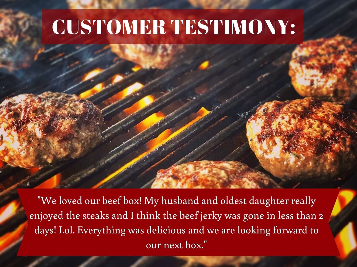 customer review, burgers, oakbarnbeef.com