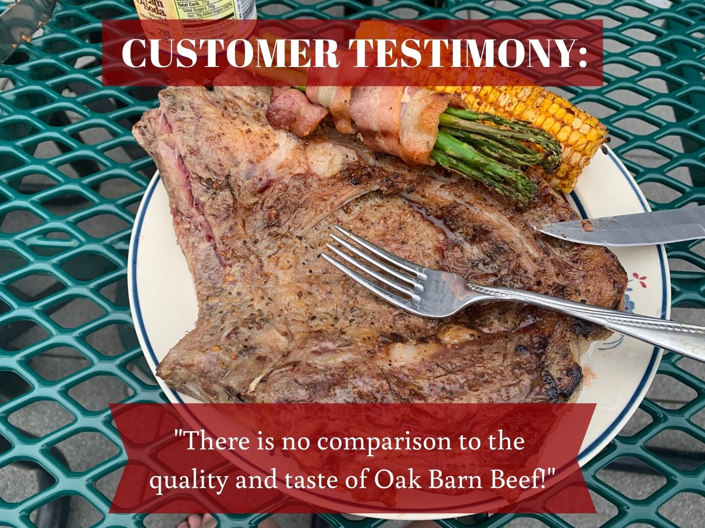 Ribeye Steak Bone-In, Nebraska Raised