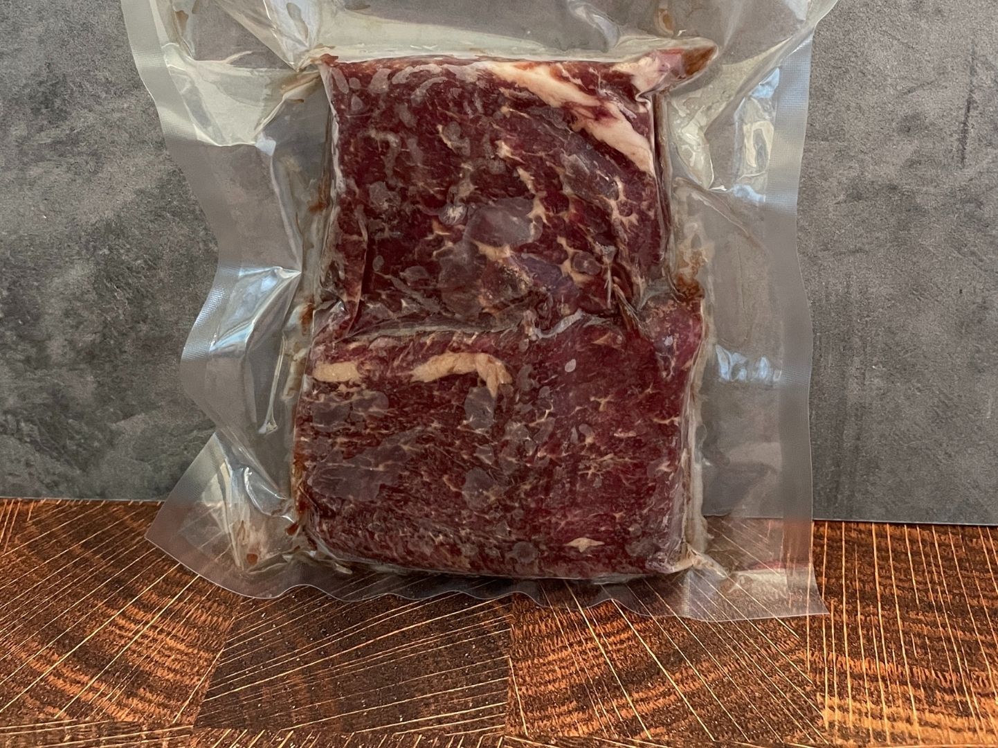 Oak Barn Beef Denver Steak packaged | Nebraska Raised Beef, oakbarnbeef.com