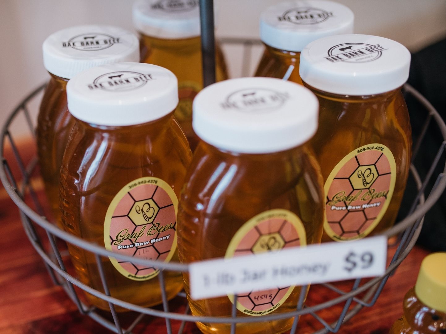 Honey from Graf Bees at oakbarnbeef.com