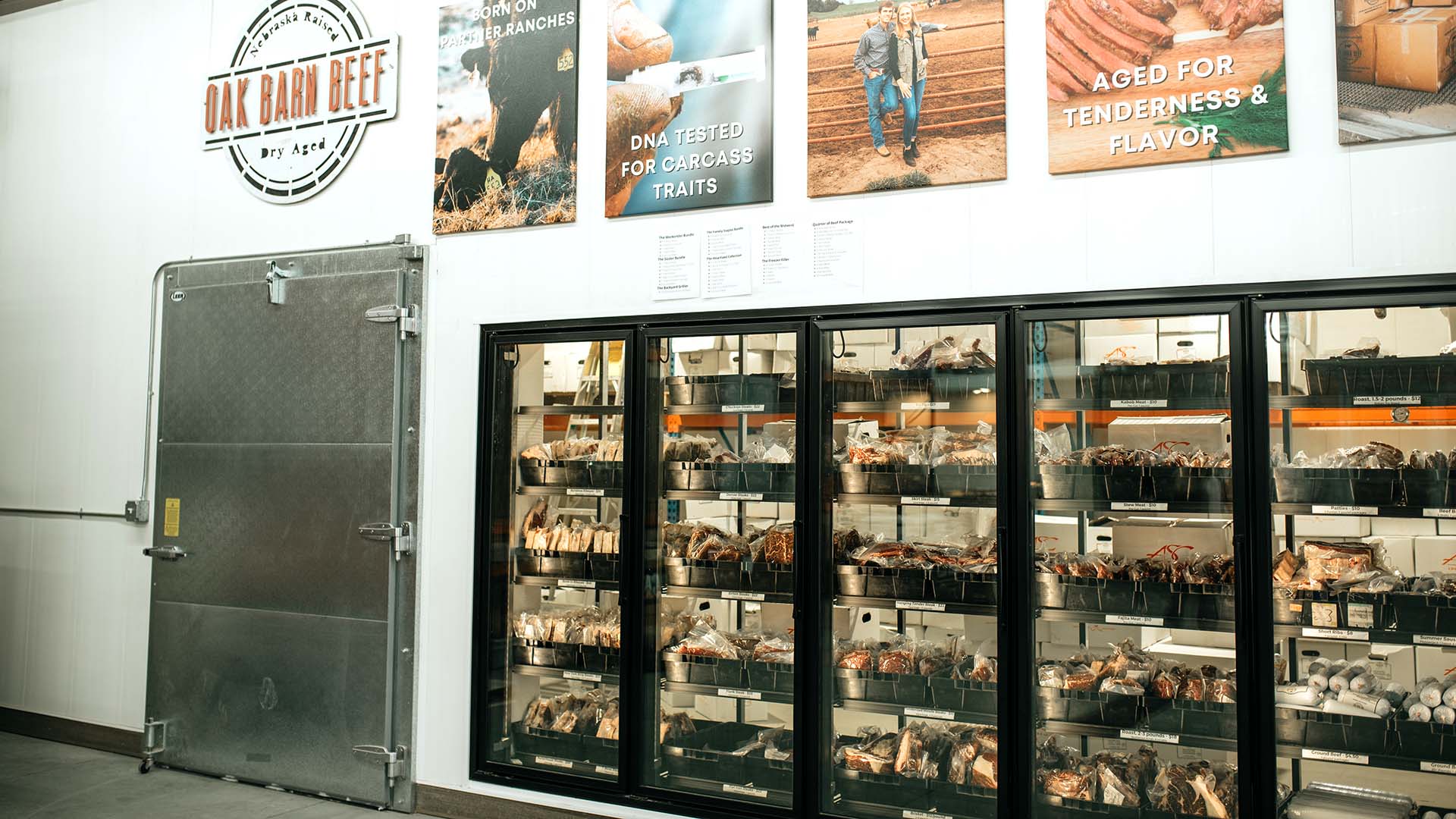 Oak Barn Beef storefront