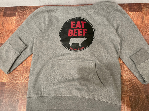 Eat Beef Hoodie Sweatshirt Oak Barn Beef