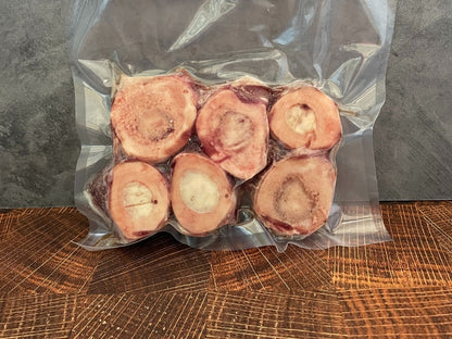 Oak Barn Beef Marrow Bones raw, oakbarnbeef.com