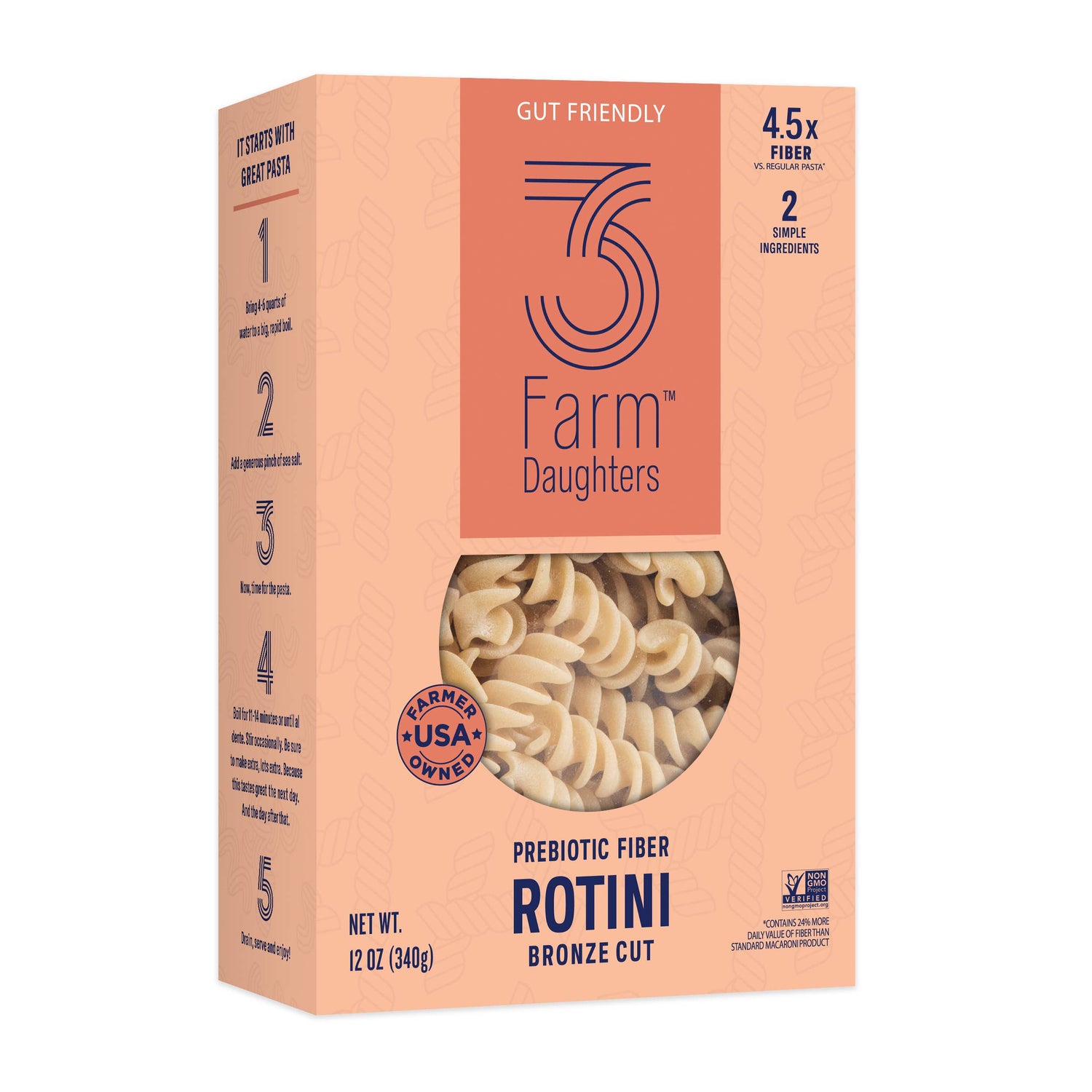 HIGH FIBER ROTINI - Three Farm Daughters