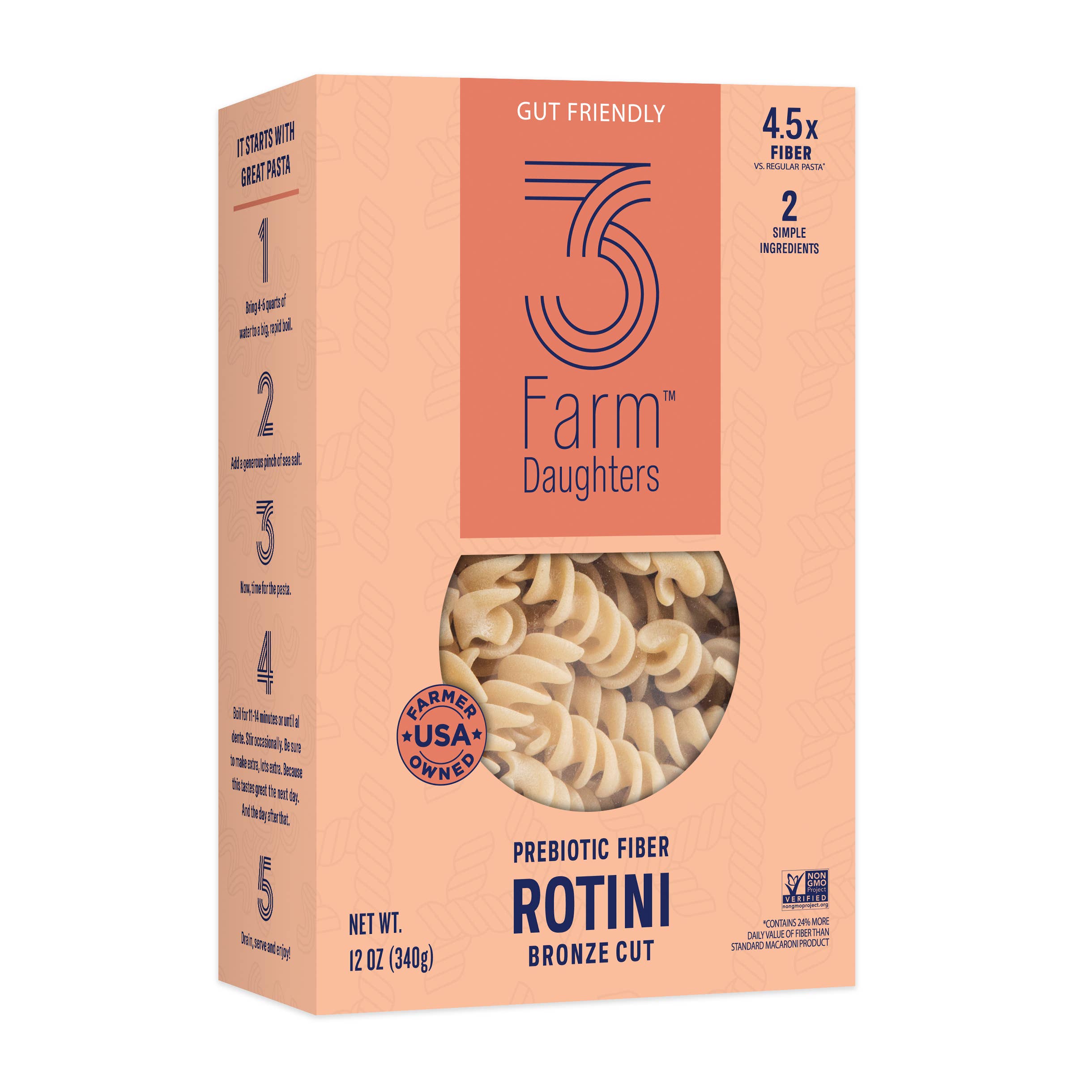 HIGH FIBER ROTINI - Three Farm Daughters