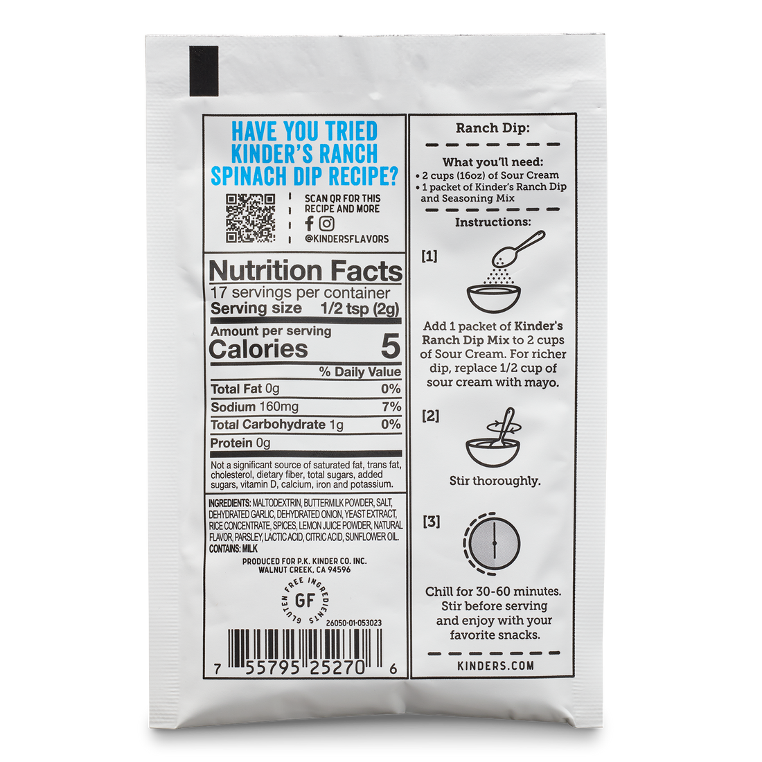 Ranch Dip &amp; Seasoning Mix