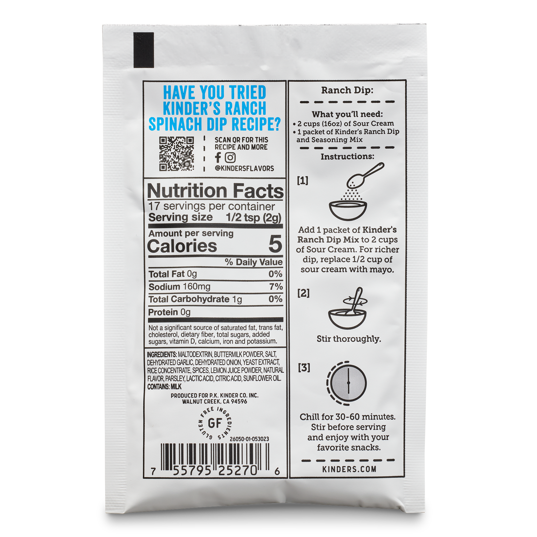 Ranch Dip &amp; Seasoning Mix