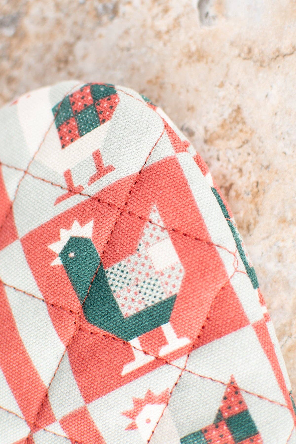 Chicken Oven Mitt &amp; Pot Holder Set