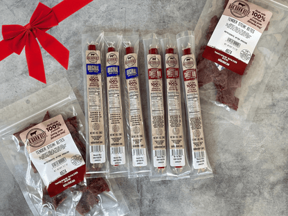 Oak Barn Beef Black Box - Beef Jerky &amp; Beef Sticks Package, oakbarnbeef.com