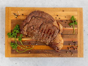 Oak Barn Beef Ribeyes - Boneless Nebraska Steaks dry aged, oakbarnbeef.com