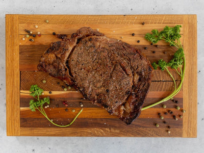 Oak Barn Beef Ribeyes - Boneless Nebraska Steaks dry aged, oakbarnbeef.com