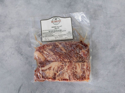 Oak Barn Beef Flat Iron Steak - Dry Aged Nebraska Beef, oakbarnbeef.com