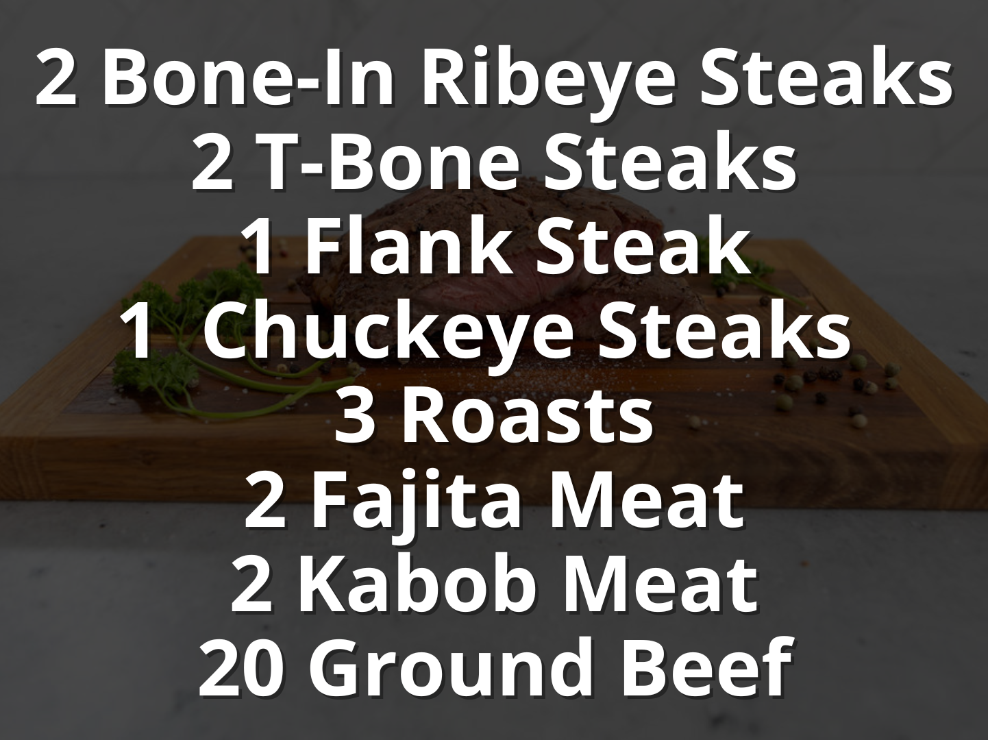 The Freezer Filler - Stock Up on Nebraska’s Best Dry-Aged Beef