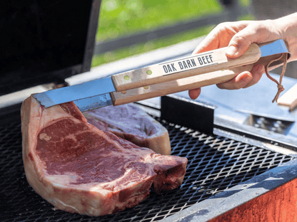 Oak Barn Beef T-Bone Steak - Dry Aged Beef from our Family Farm, oakbarnbeef.com