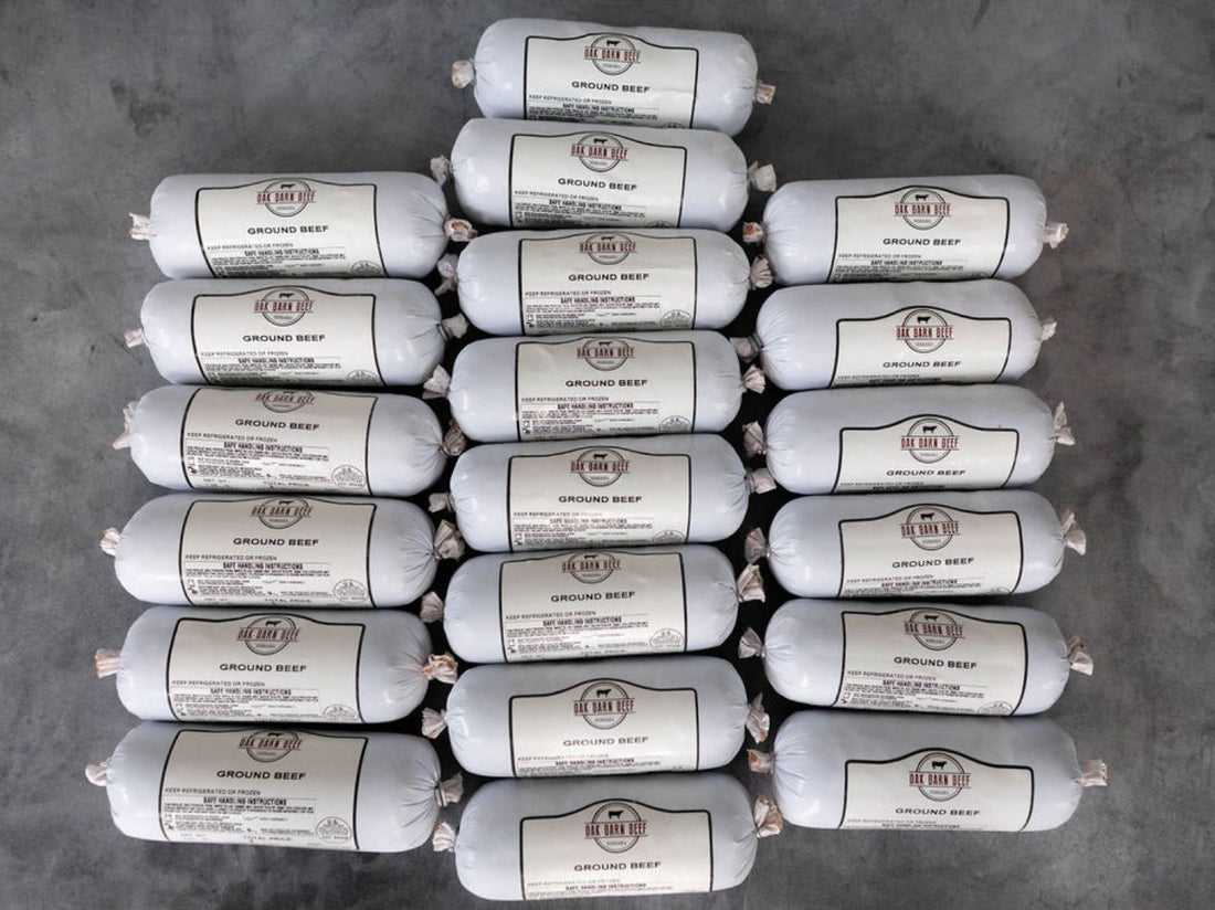 Oak Barn Beef The Backyard Griller - Ground Beef Package, oakbarnbeef.com