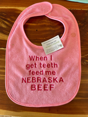 Bibs - Baby ' Eat Beef ' Bibs