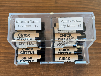 Beef Tallow Lip Balm – Lavender or Vanilla