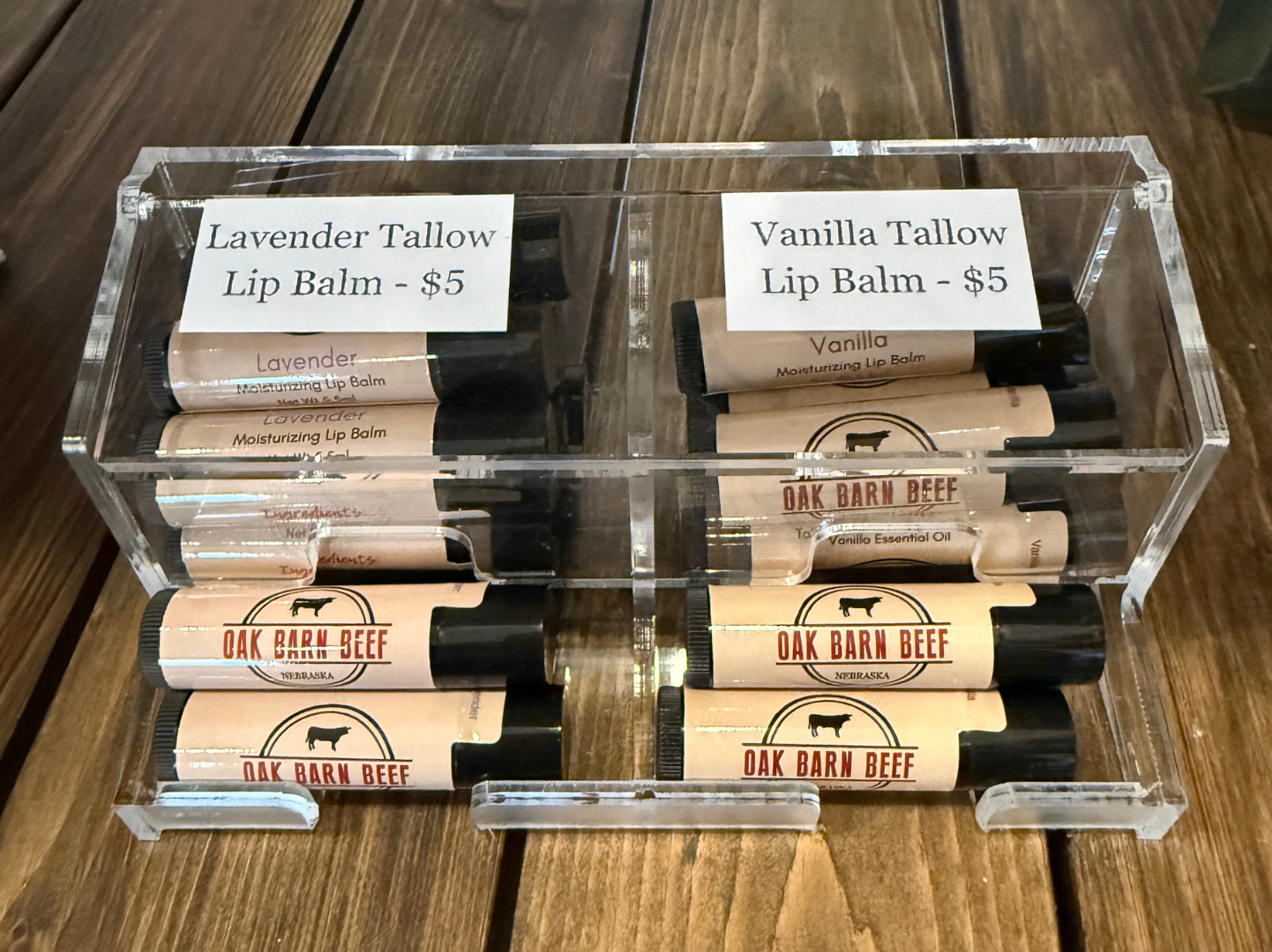 Beef Tallow Lip Balm – Lavender or Vanilla