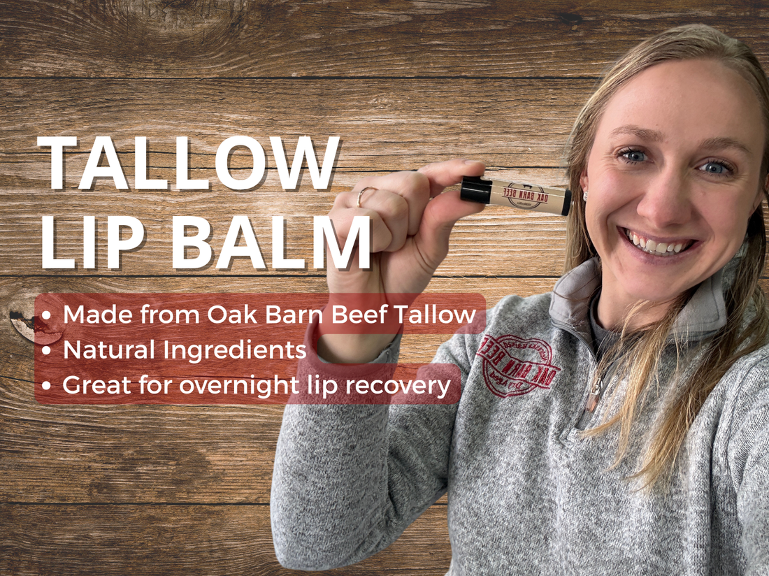 Beef Tallow Lip Balm – Lavender or Vanilla