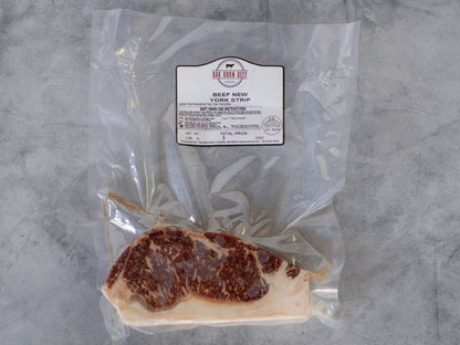Oak Barn Beef New York Strip Steak - Nebraska Dry Aged Beef, oakbarnbeef.com