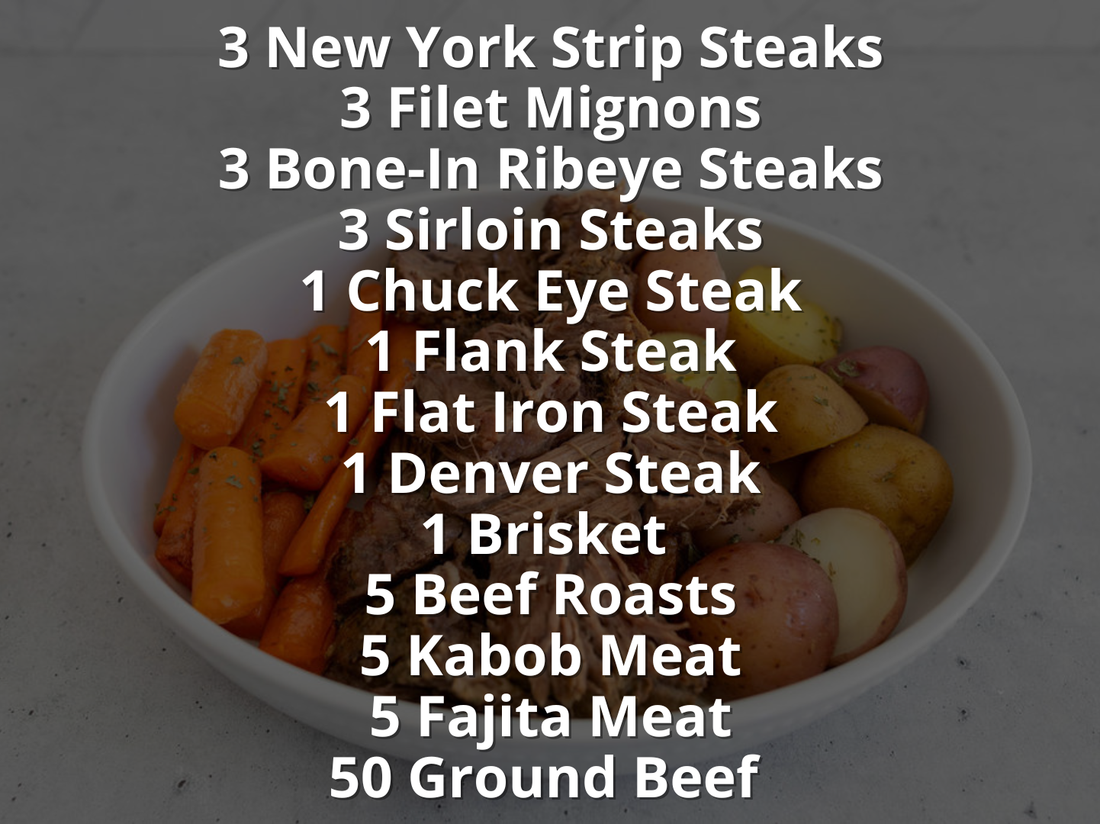 Quarter of Beef Package - Buy in Bulk!