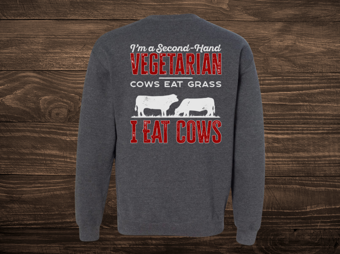 Second-Hand Vegetarian Sweatshirt