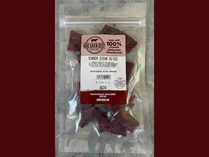 Oak Barn Beef Tender Steak Bites from our Nebraska, Family Farm, oakbarnbeef.com