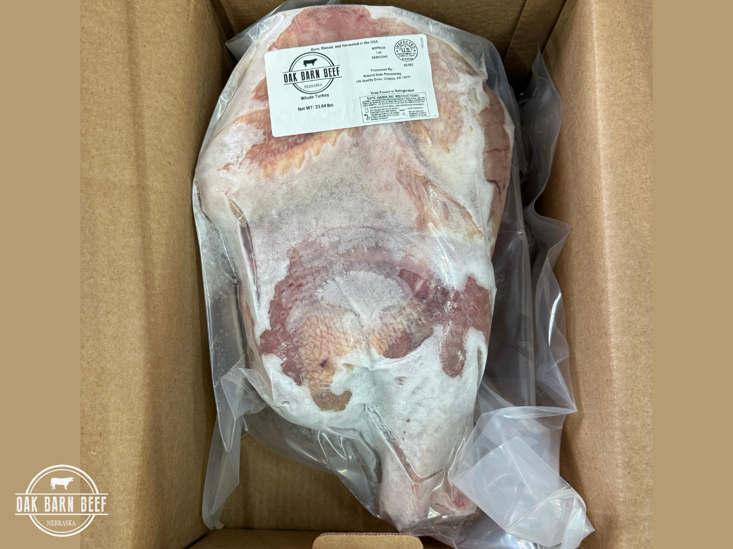 Thanksgiving Turkey from Oak Barn