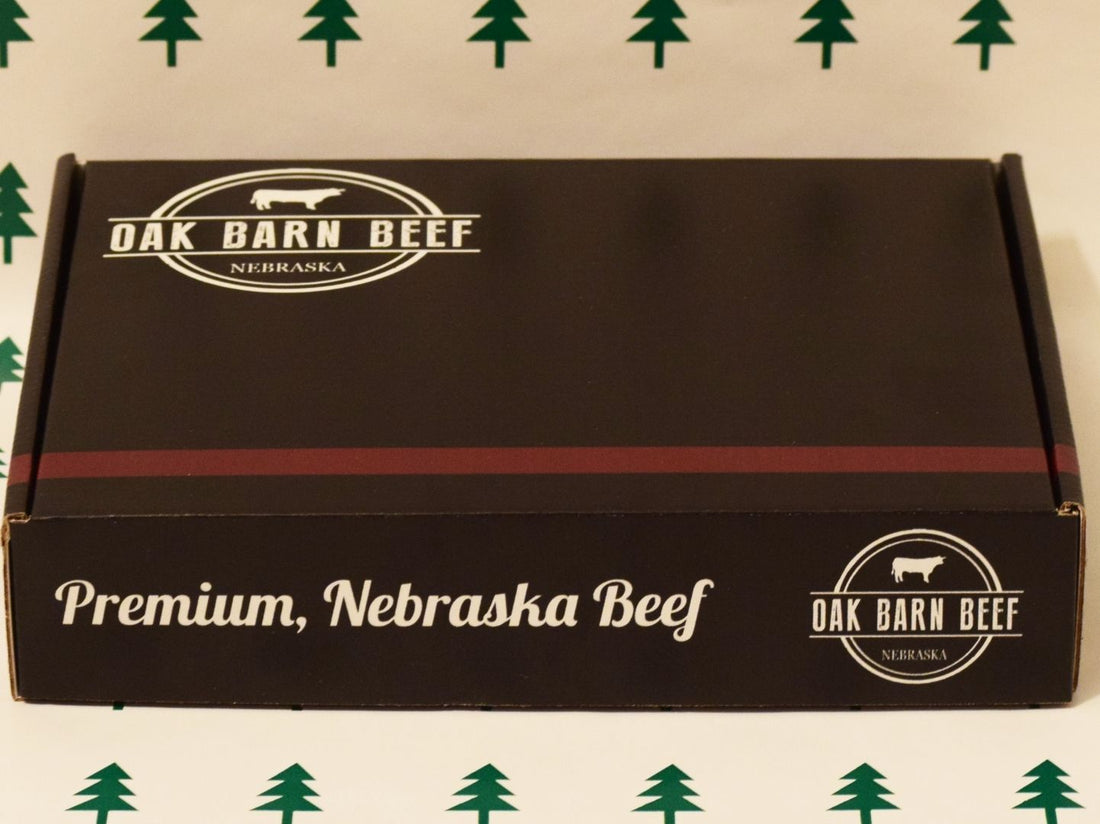 Beef Jerky &amp; Sticks packaging, oakbarnbeef.com