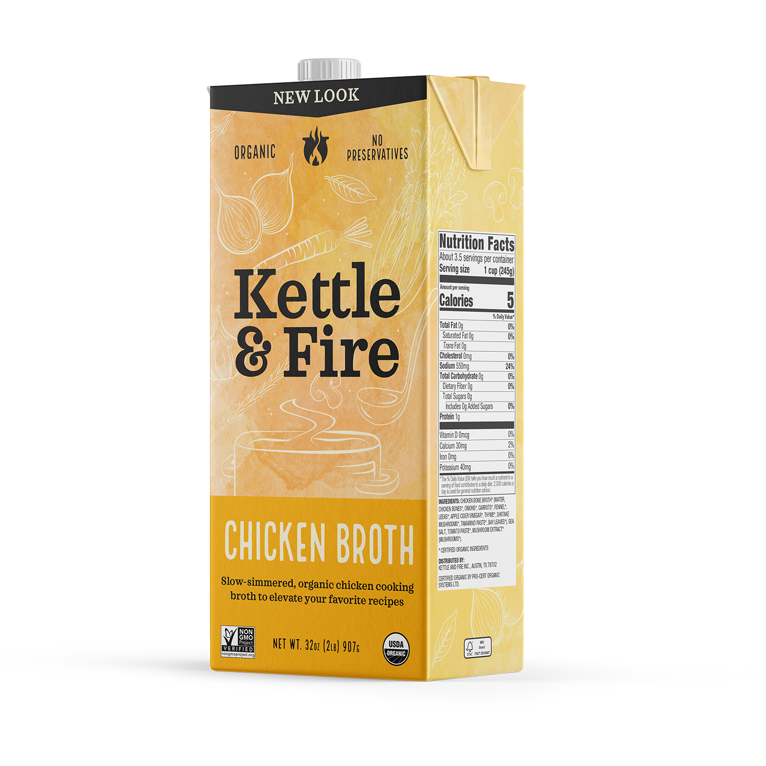 Premium Cooking Broths – 32oz
