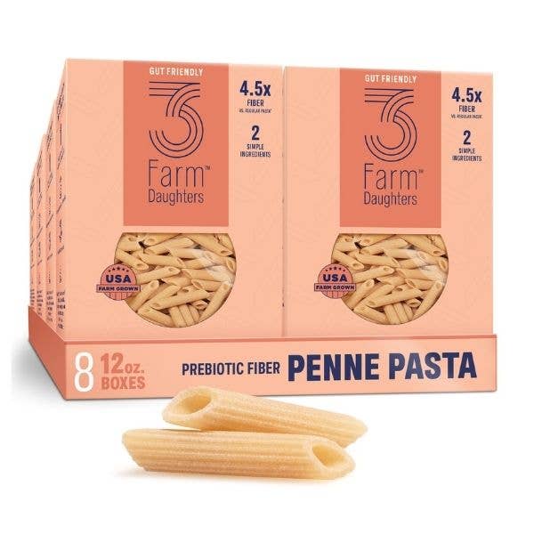 High Fiber Penne - Gut Friendly, Low GI, USA Grown Pasta