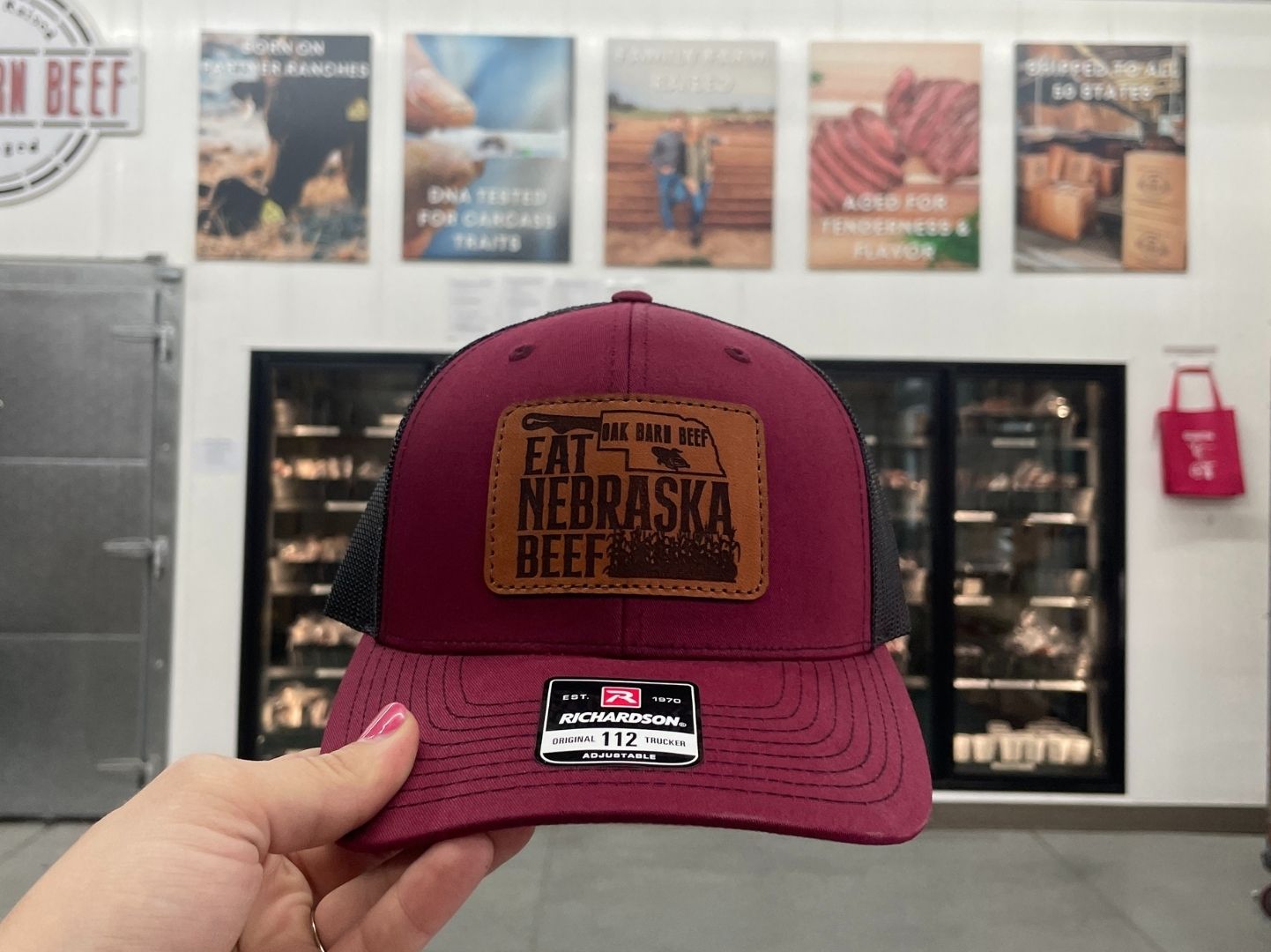 Eat Nebraska Beef Hats, oakbarnbeef.com