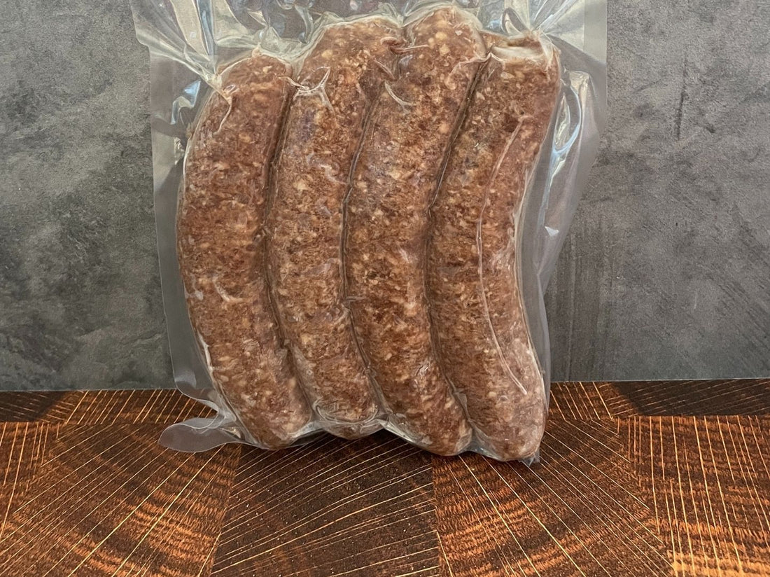 Oak Barn Beef, Beef Brats packaged, oakbarnbeef.com