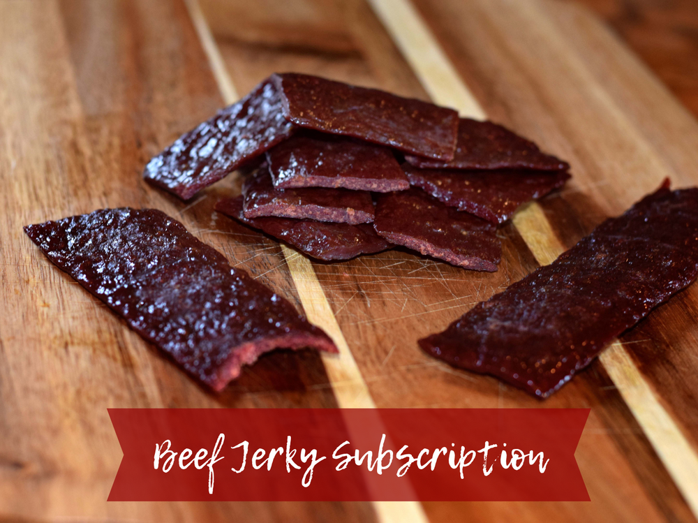 Beef Jerky Subscription Oak Barn Beef