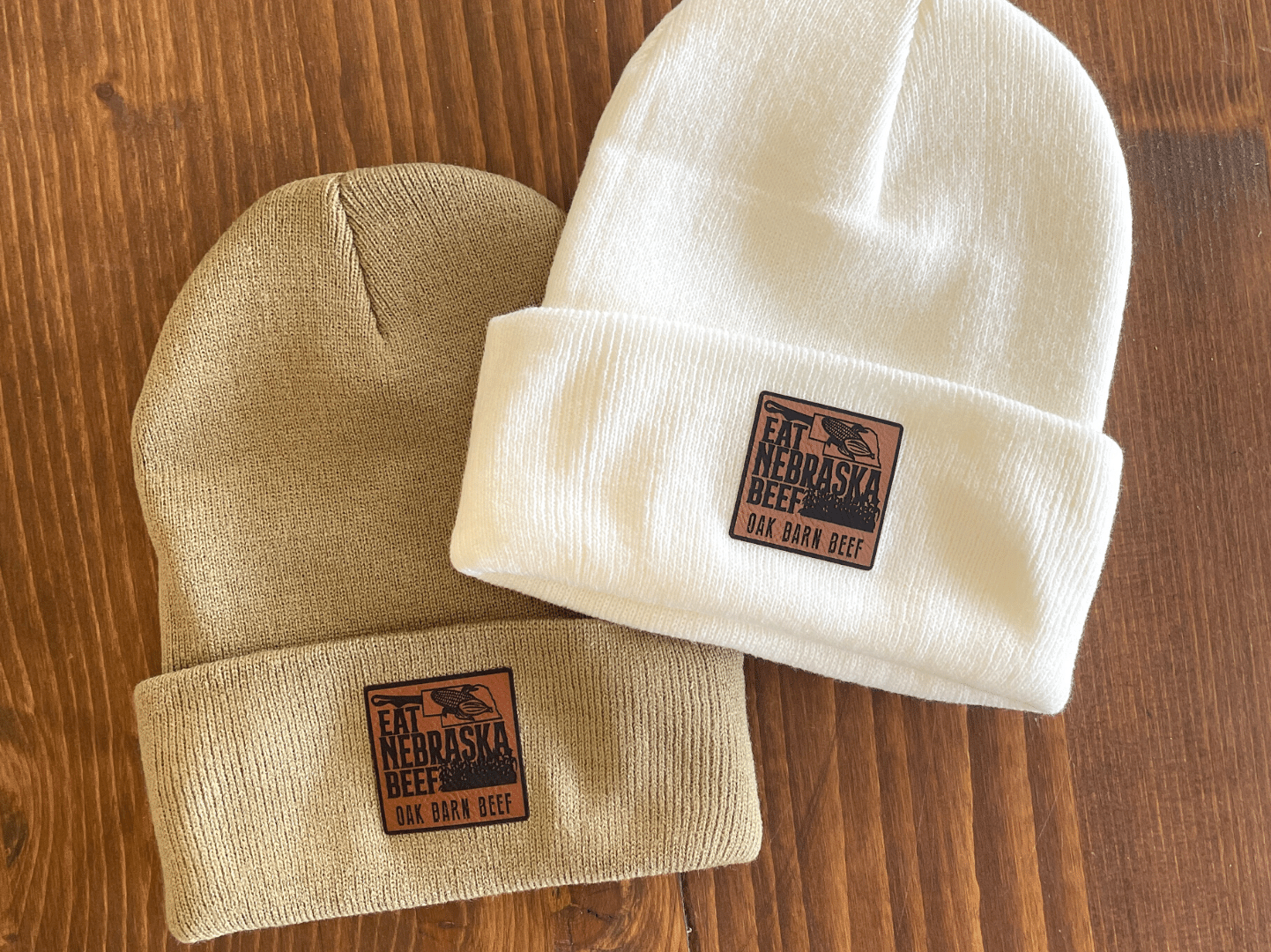Stocking Cap Eat Nebraska Beef Oak Barn Beef